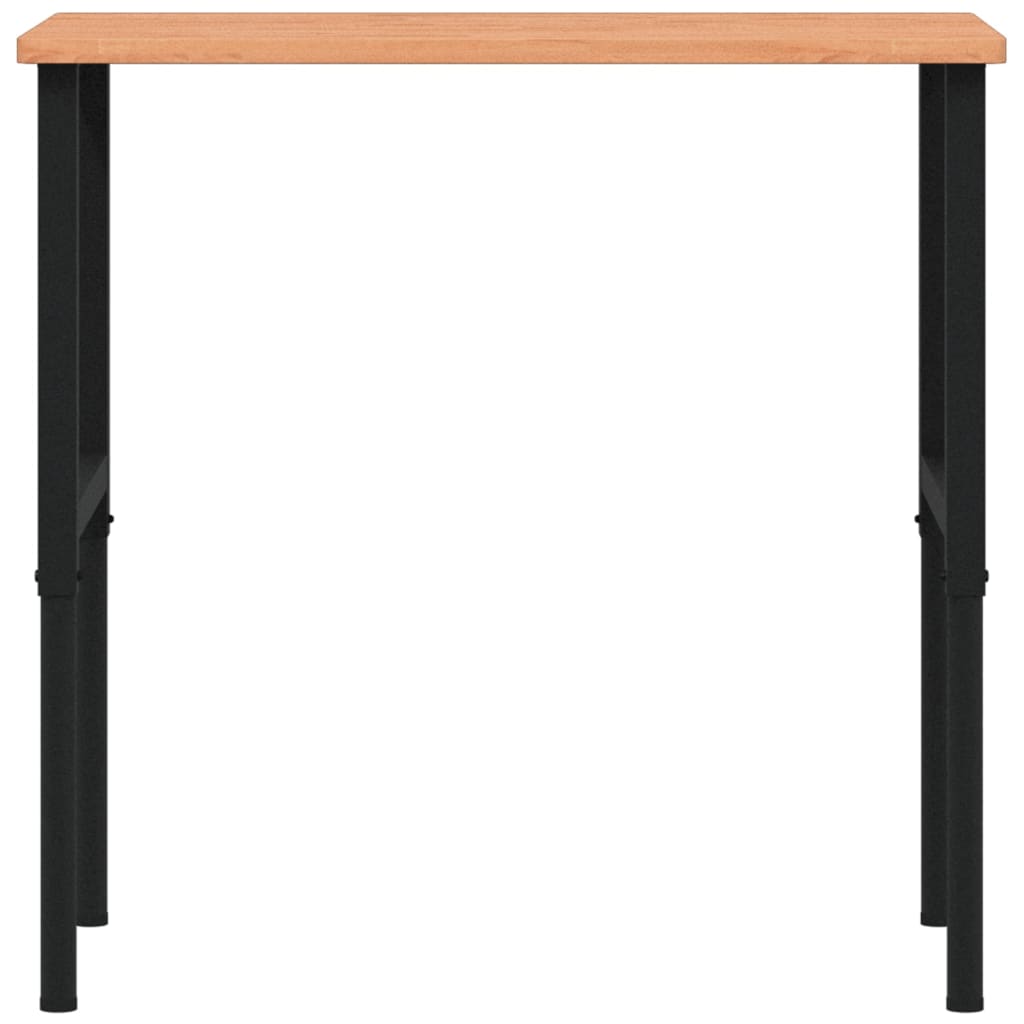 Pracovní stůl 100 x 60 x (71,5–98) cm masivní buk obdélníkový