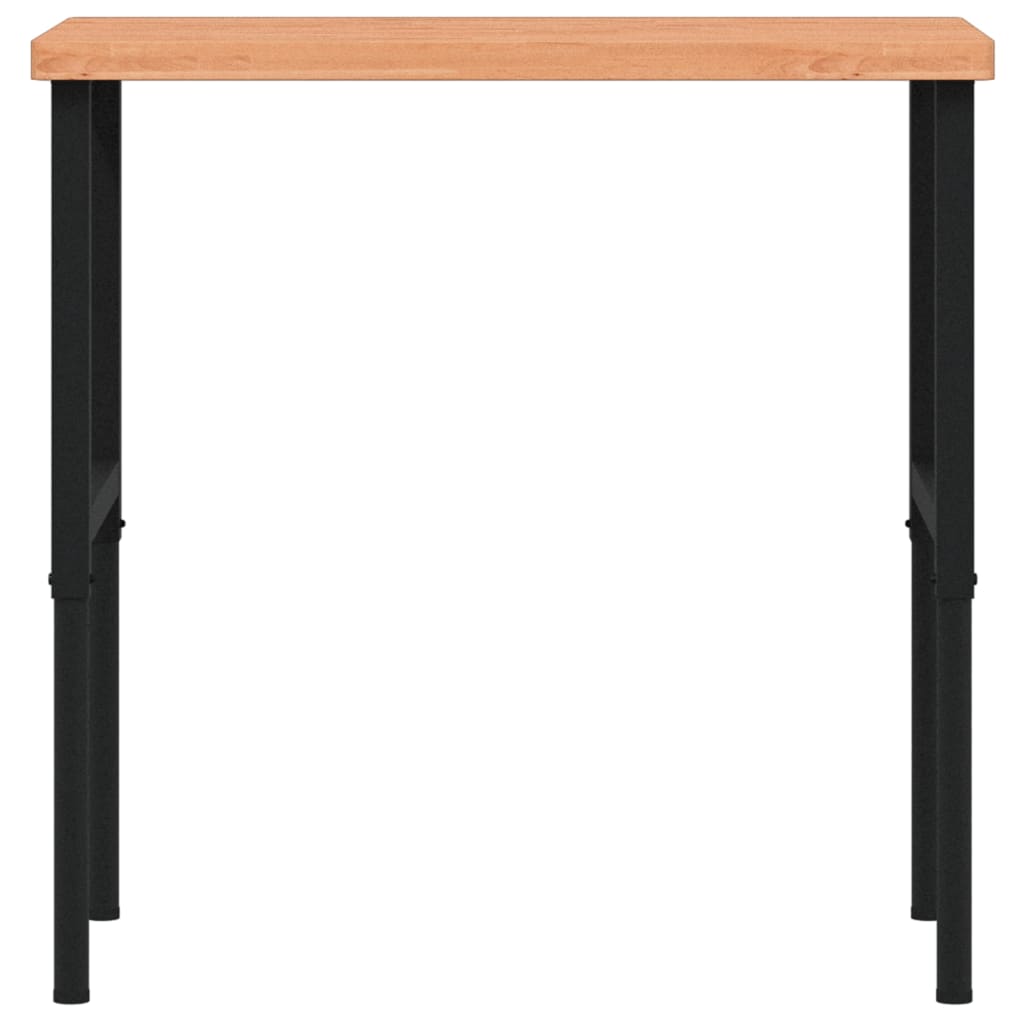Pracovní stůl 100 x 60 x (73–99,5) cm masivní buk obdélníkový