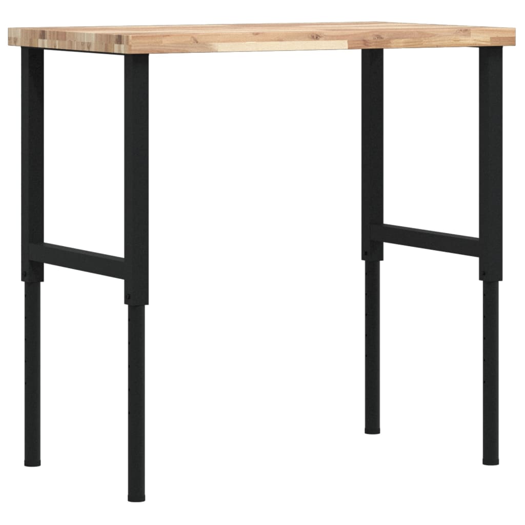 Pracovní stůl 100x60x(73–99,5) cm masivní akácie obdélníkový
