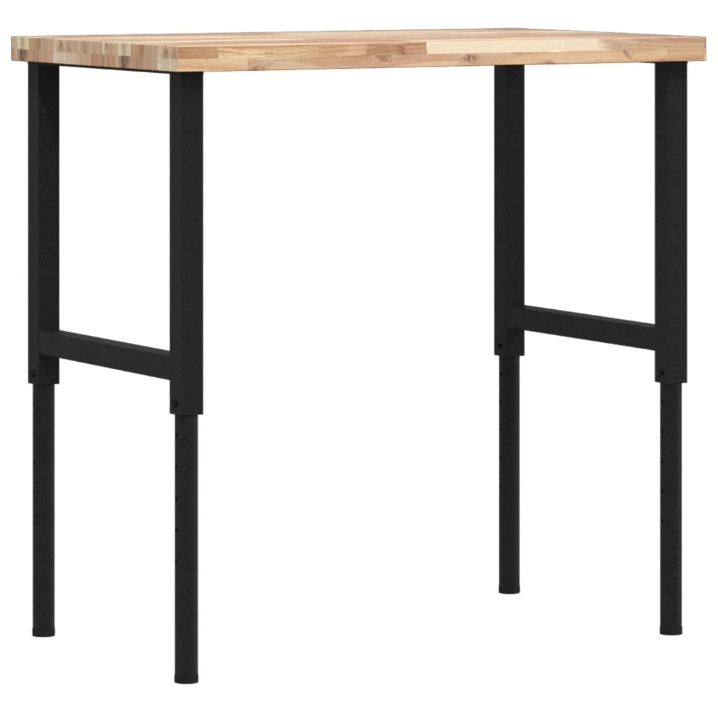 Pracovní stůl 100x60x(73–99,5) cm masivní akácie obdélníkový