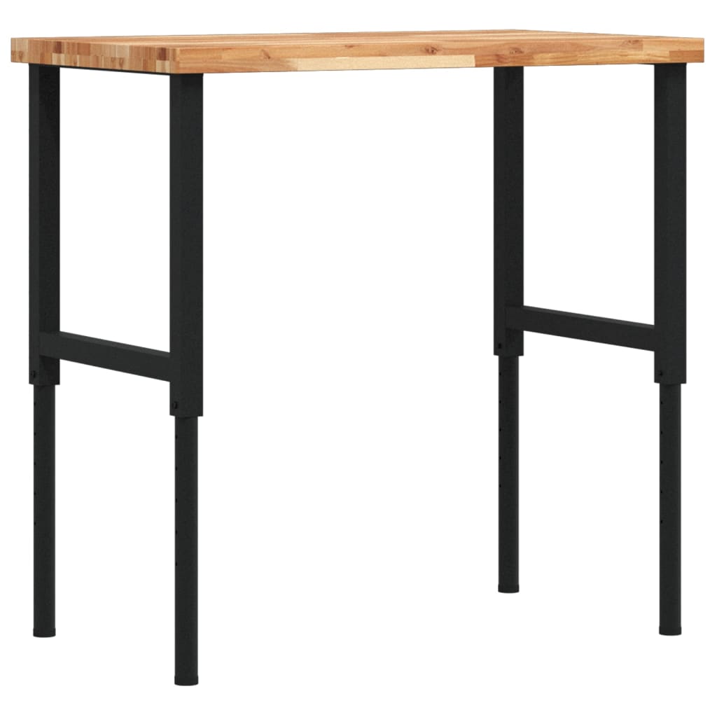 Pracovní stůl 100x60x(73–99,5) cm masivní akácie obdélníkový