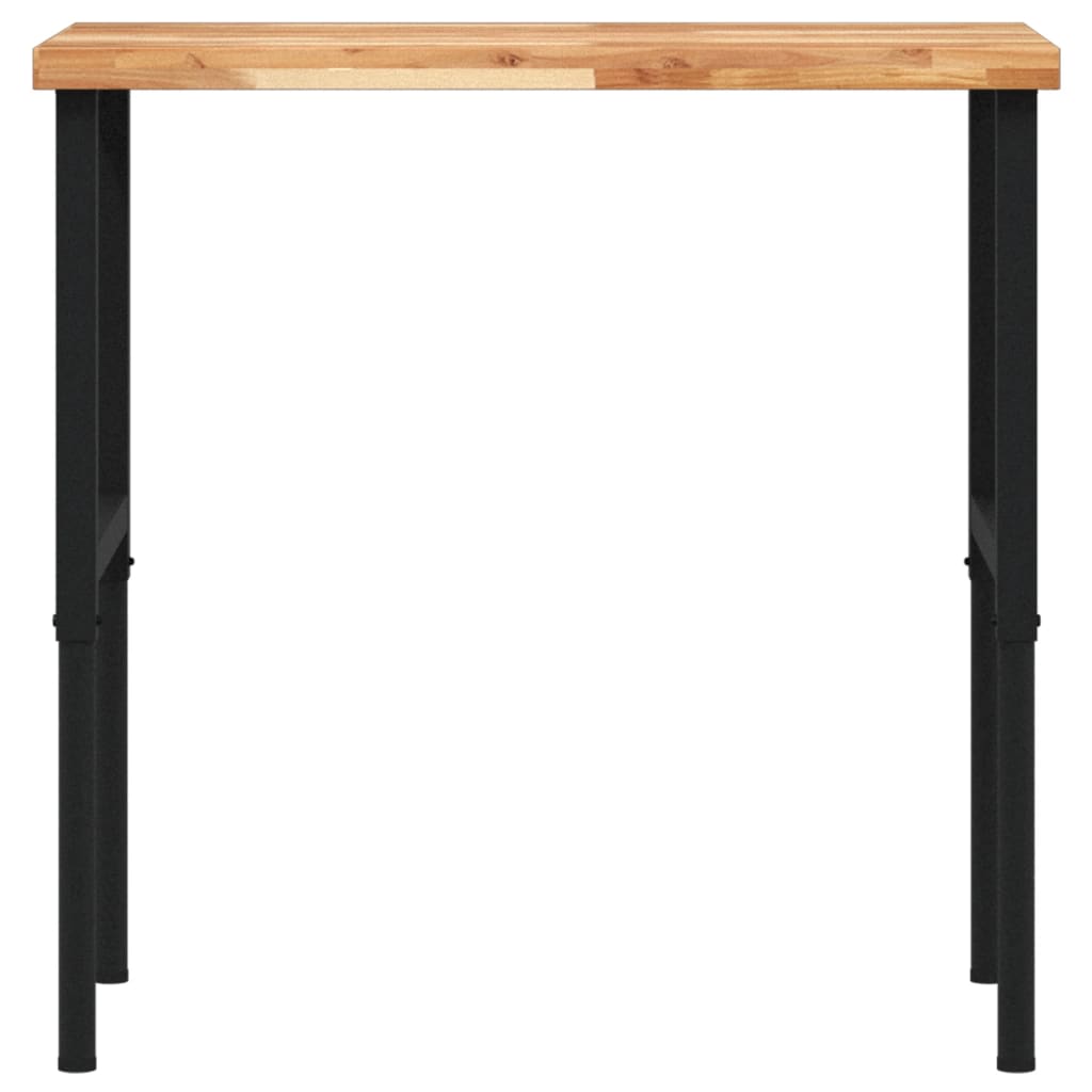 Pracovní stůl 100x60x(73–99,5) cm masivní akácie obdélníkový