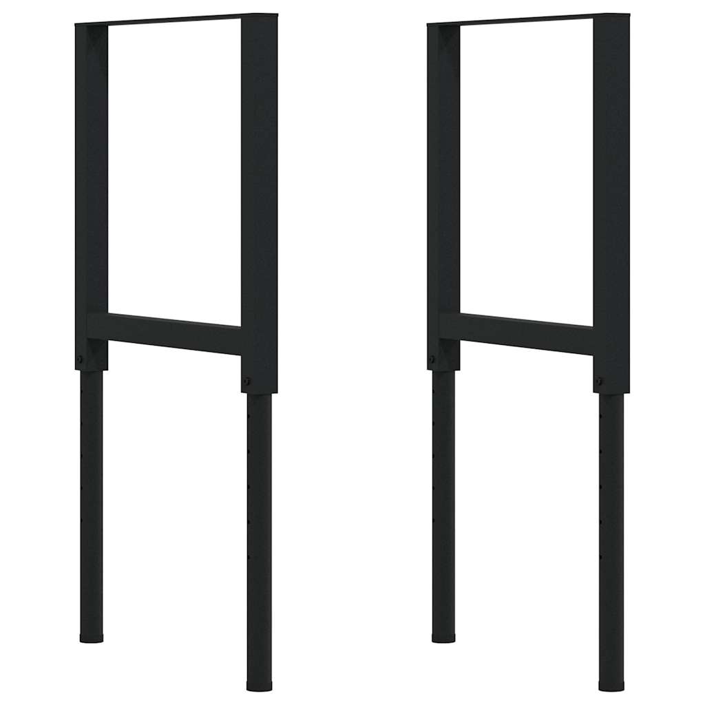 Pracovní stůl 80 x 60 x (71,5–98) cm masivní dubové dřevo