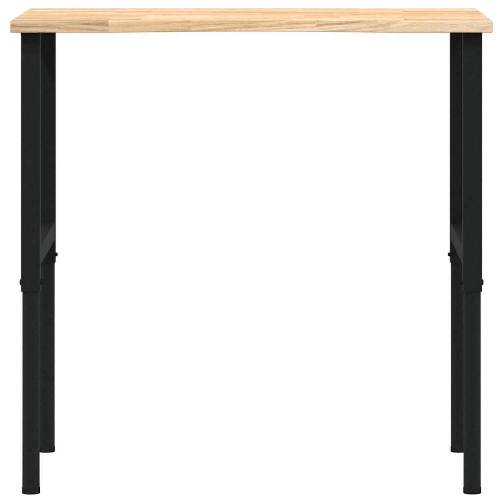 Pracovní stůl 100 x 60 x (71,5–98) cm masivní dubové dřevo