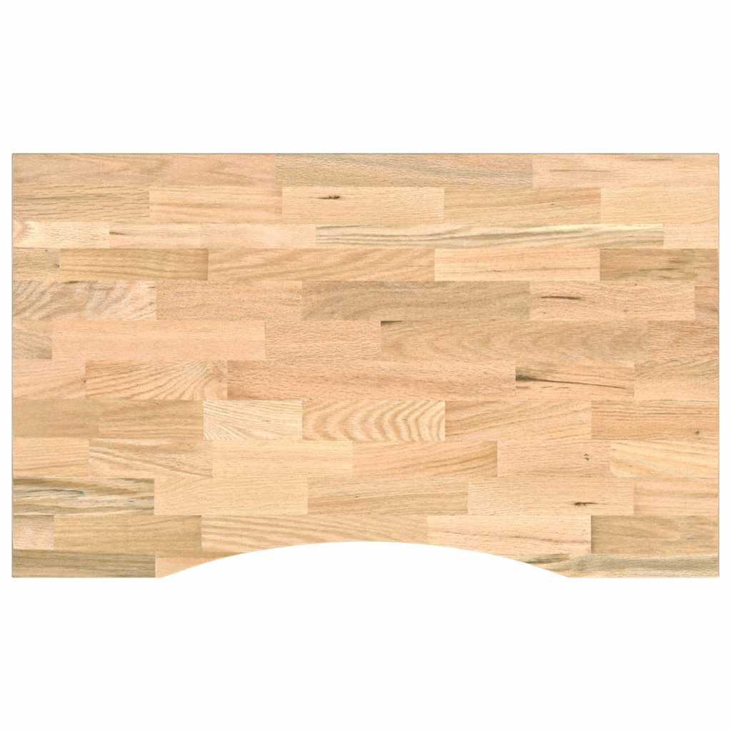 Pracovní stůl 100 x 60 x (71,5–98) cm masivní dubové dřevo