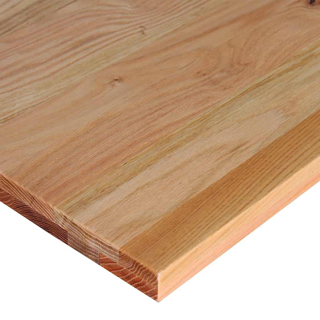 Pracovní stůl světle hnědý 80 x 60 x (71,5–98) cm masivní dub