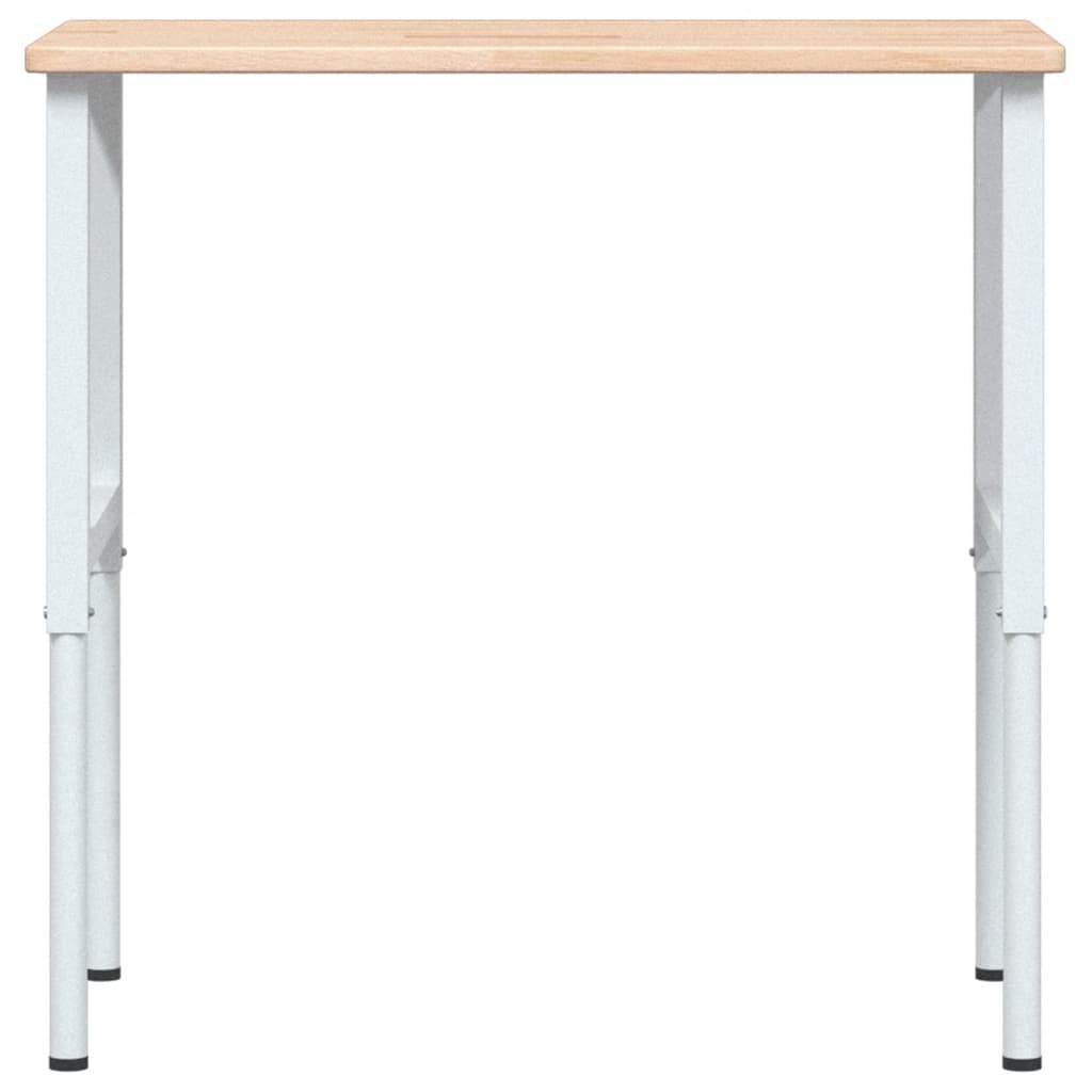 Pracovní stůl 100 x 60 x (71,5–98) cm masivní dub obdélníkový