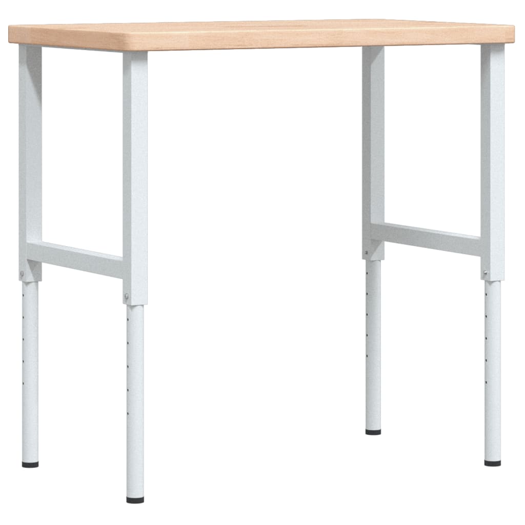Pracovní stůl 100 x 60 x (73–99,5) cm masivní dub obdélníkový