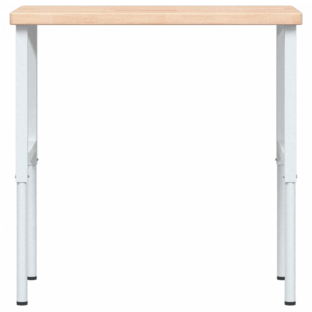 Pracovní stůl 100 x 60 x (73–99,5) cm masivní dub obdélníkový
