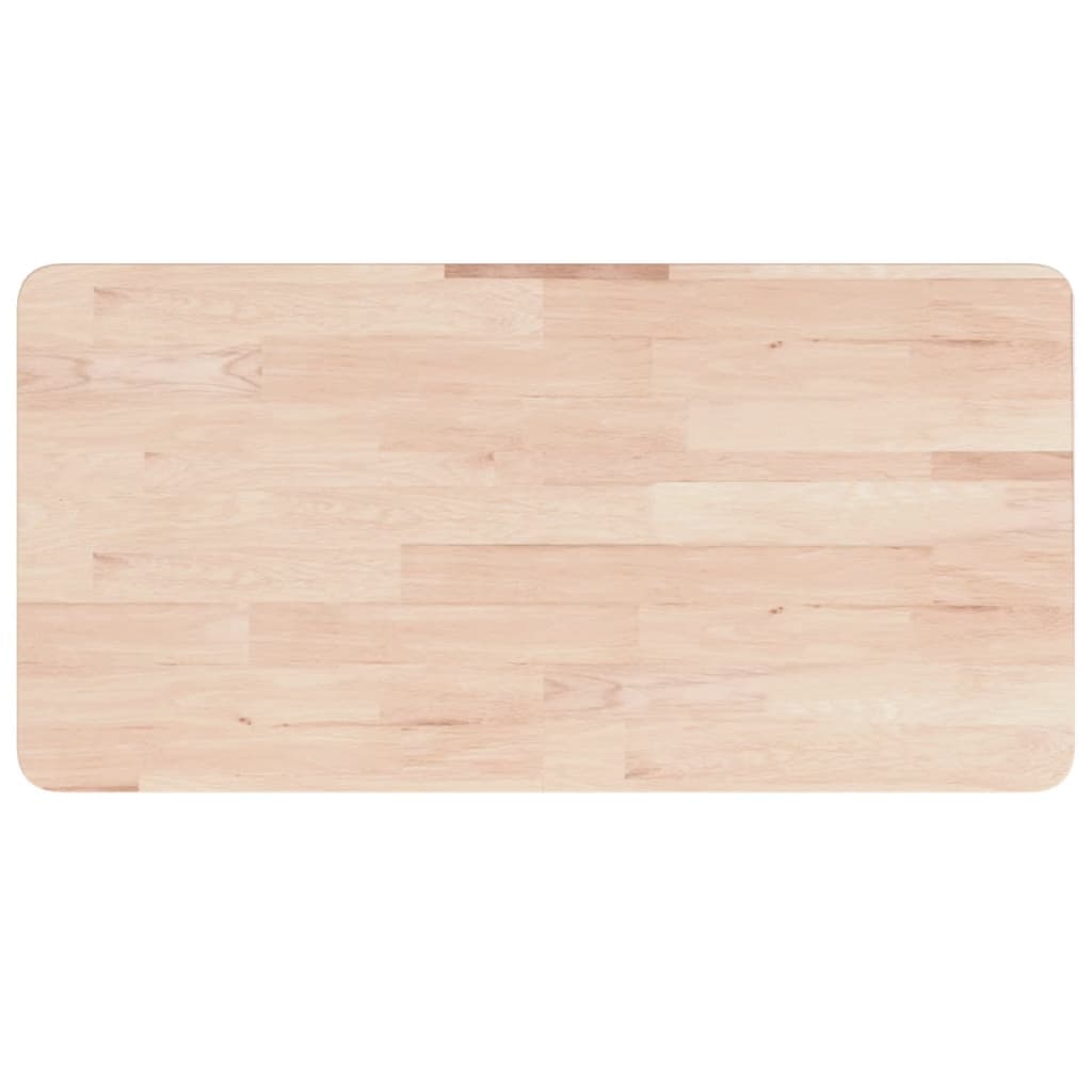 Pracovní stůl 100 x 60 x (73–99,5) cm masivní dub obdélníkový
