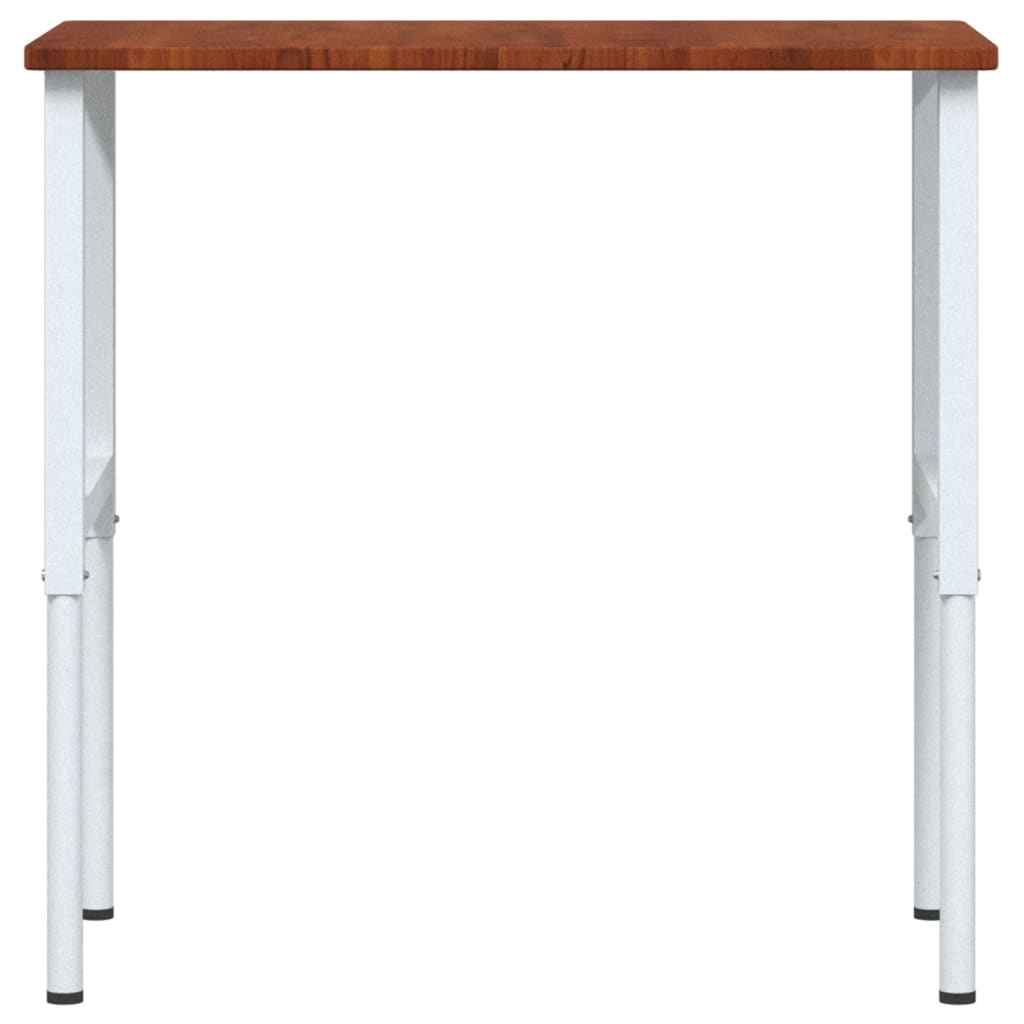 Pracovní stůl tmavě hnědý 100x60x(71,5–98) cm dub obdélníkový