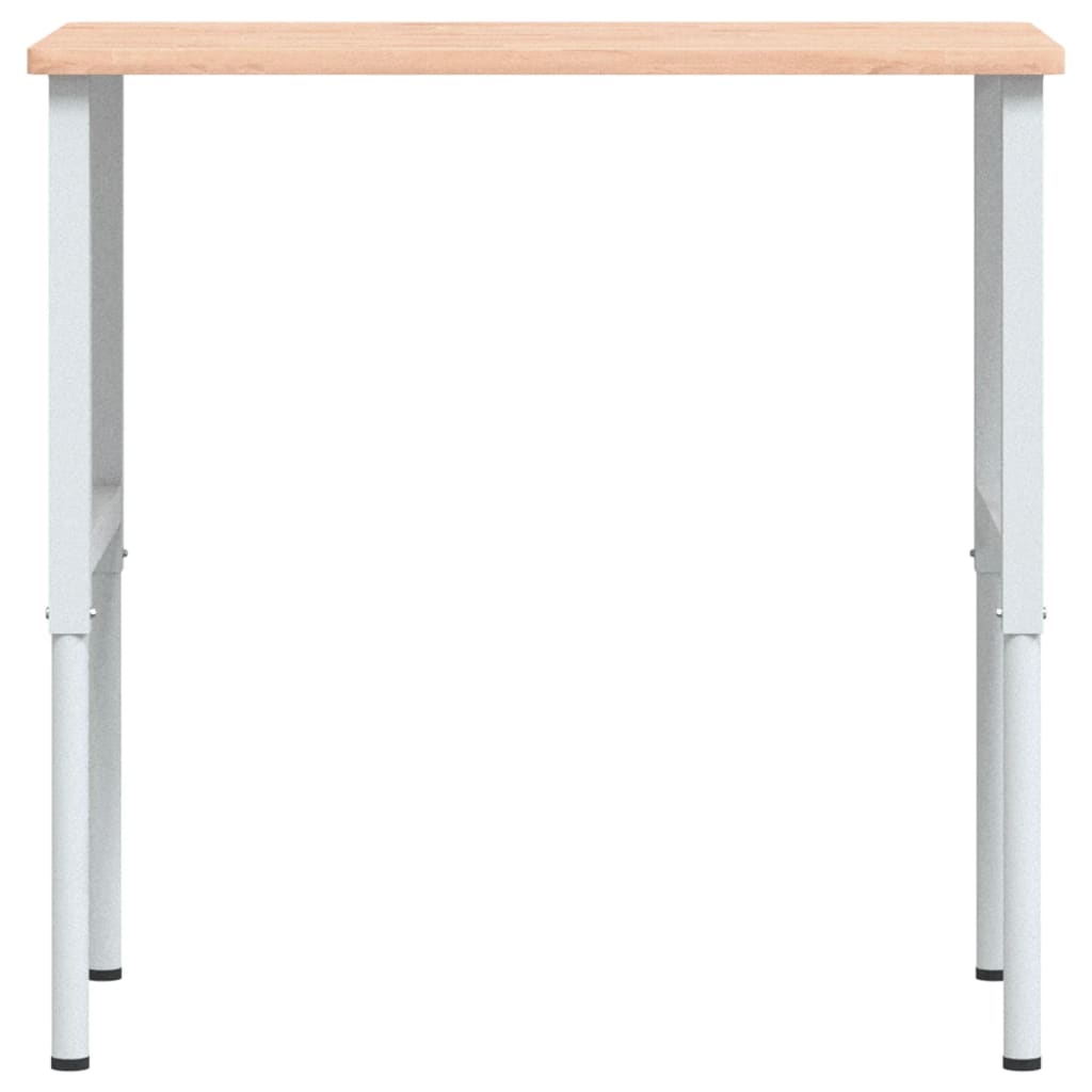 Pracovní stůl 100 x 60 x (71,5–98) cm masivní buk obdélníkový