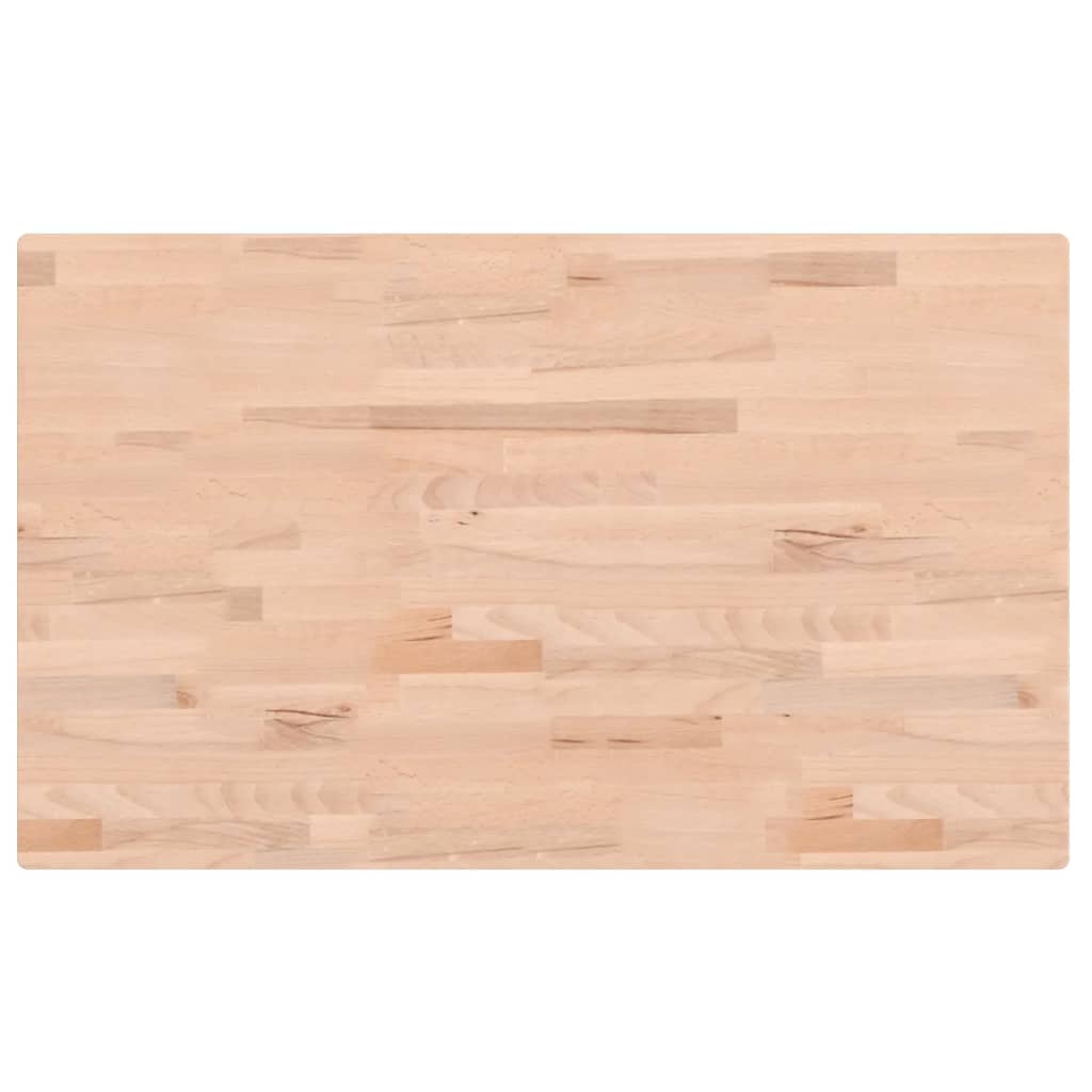 Pracovní stůl 100 x 60 x (71,5–98) cm masivní buk obdélníkový