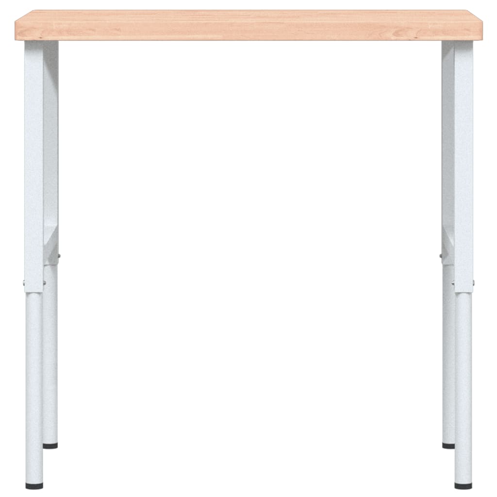 Pracovní stůl 100 x 60 x (73–99,5) cm masivní buk obdélníkový