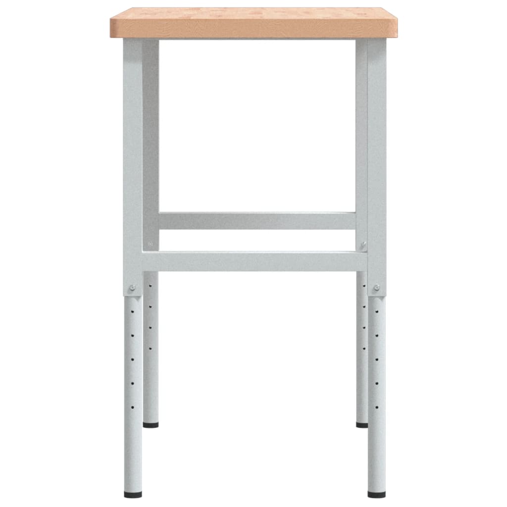 Pracovní stůl 100 x 60 x (73–99,5) cm masivní buk obdélníkový