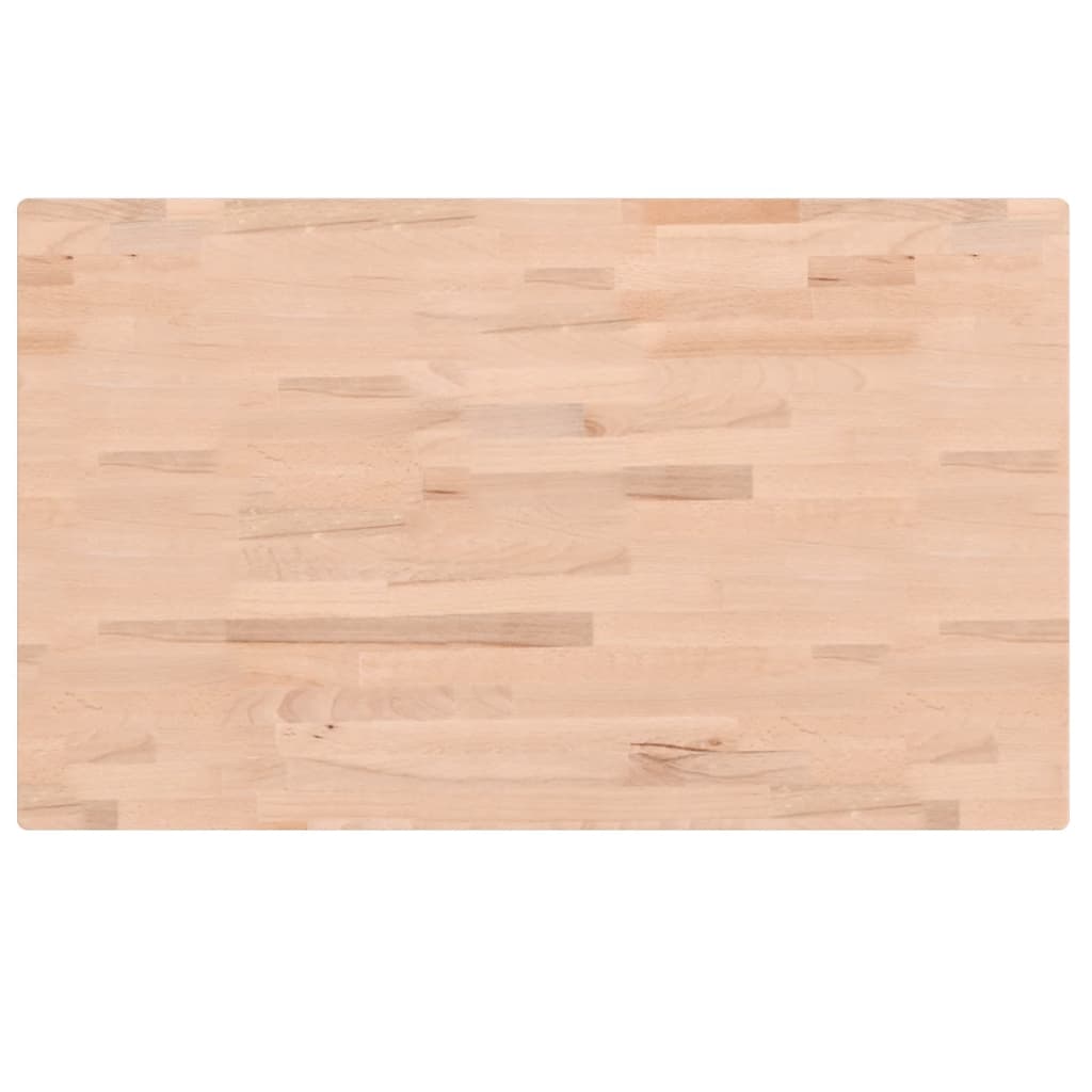 Pracovní stůl 100 x 60 x (73–99,5) cm masivní buk obdélníkový