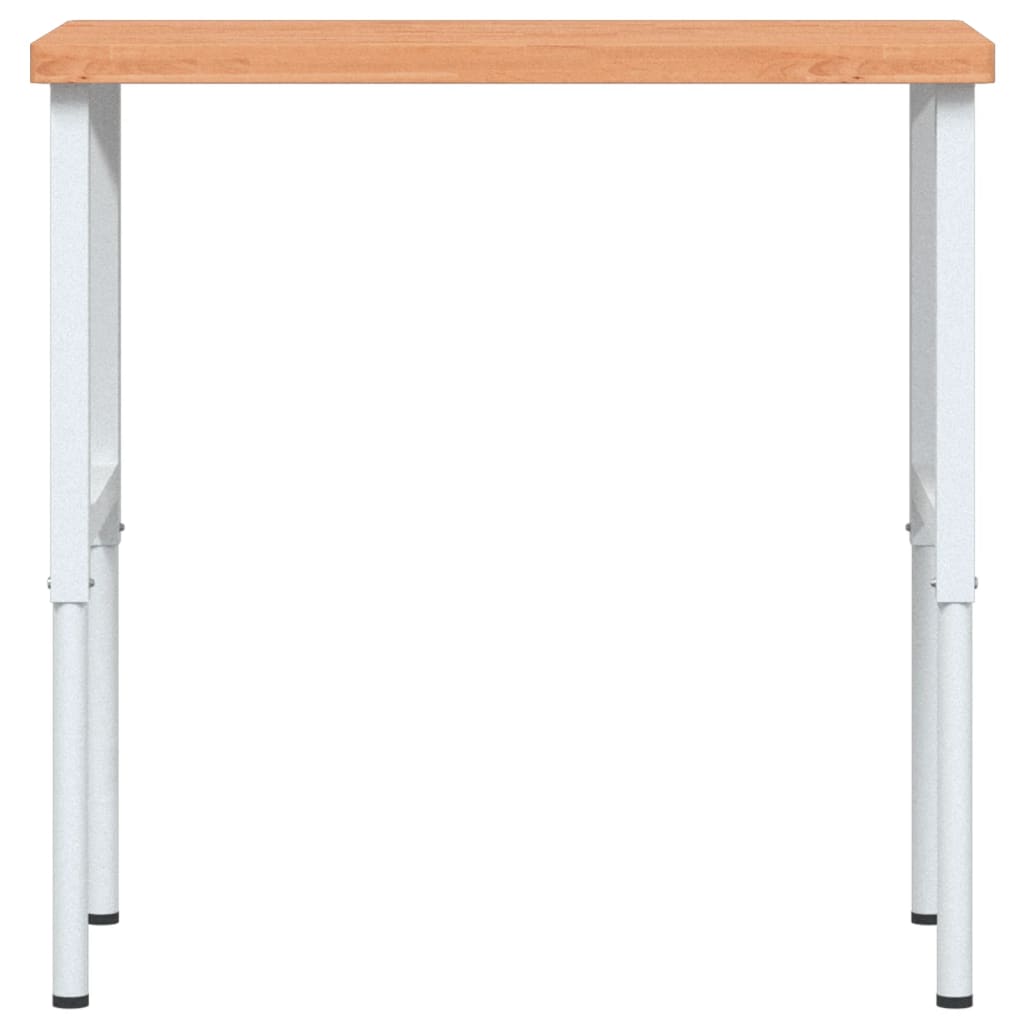 Pracovní stůl 100 x 60 x (73–99,5) cm masivní buk obdélníkový