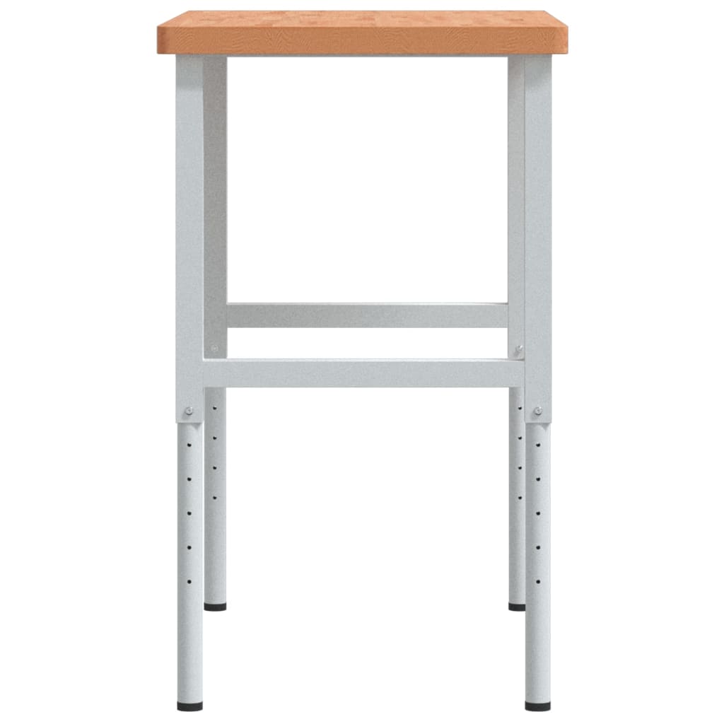 Pracovní stůl 100 x 60 x (73–99,5) cm masivní buk obdélníkový