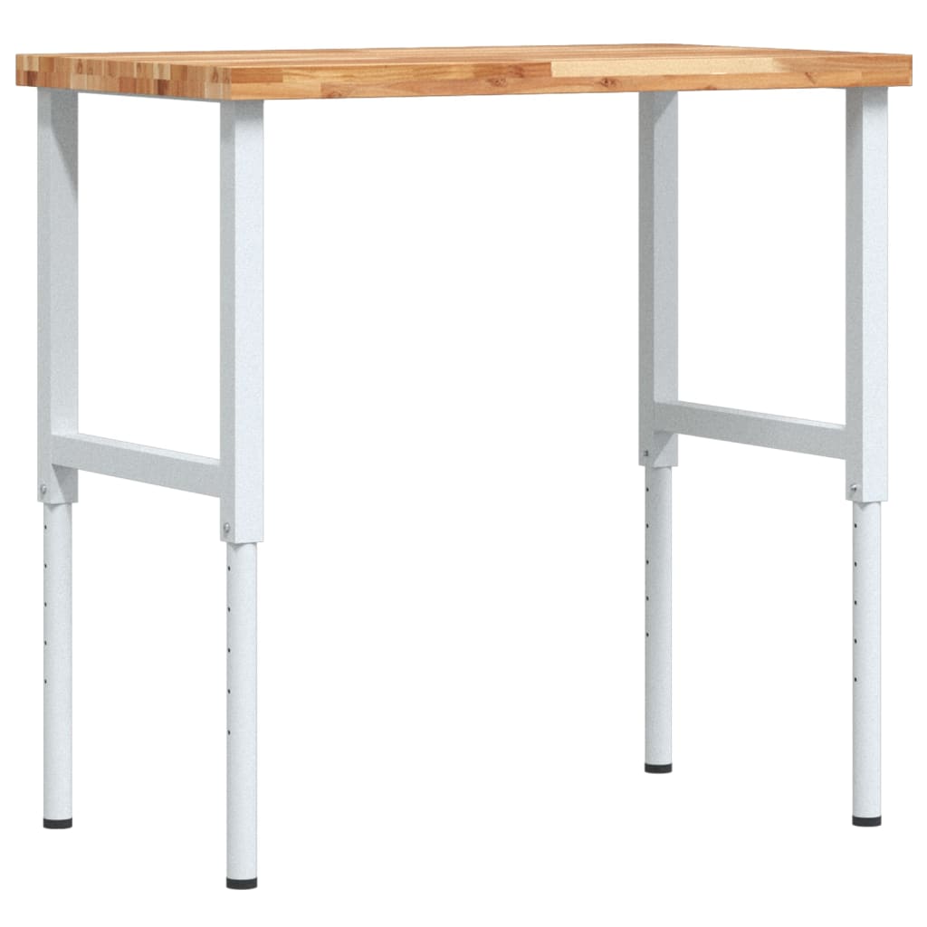 Pracovní stůl 100x60x(73–99,5) cm masivní akácie obdélníkový