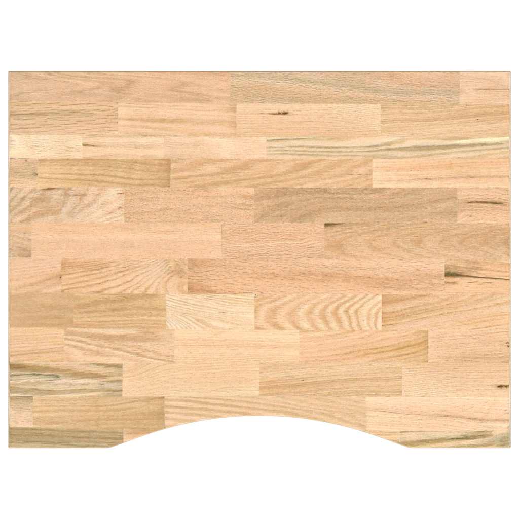 Pracovní stůl 80 x 60 x (71,5–98) cm masivní dubové dřevo