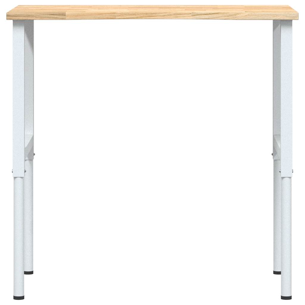Pracovní stůl 100 x 60 x (71,5–98) cm masivní dubové dřevo