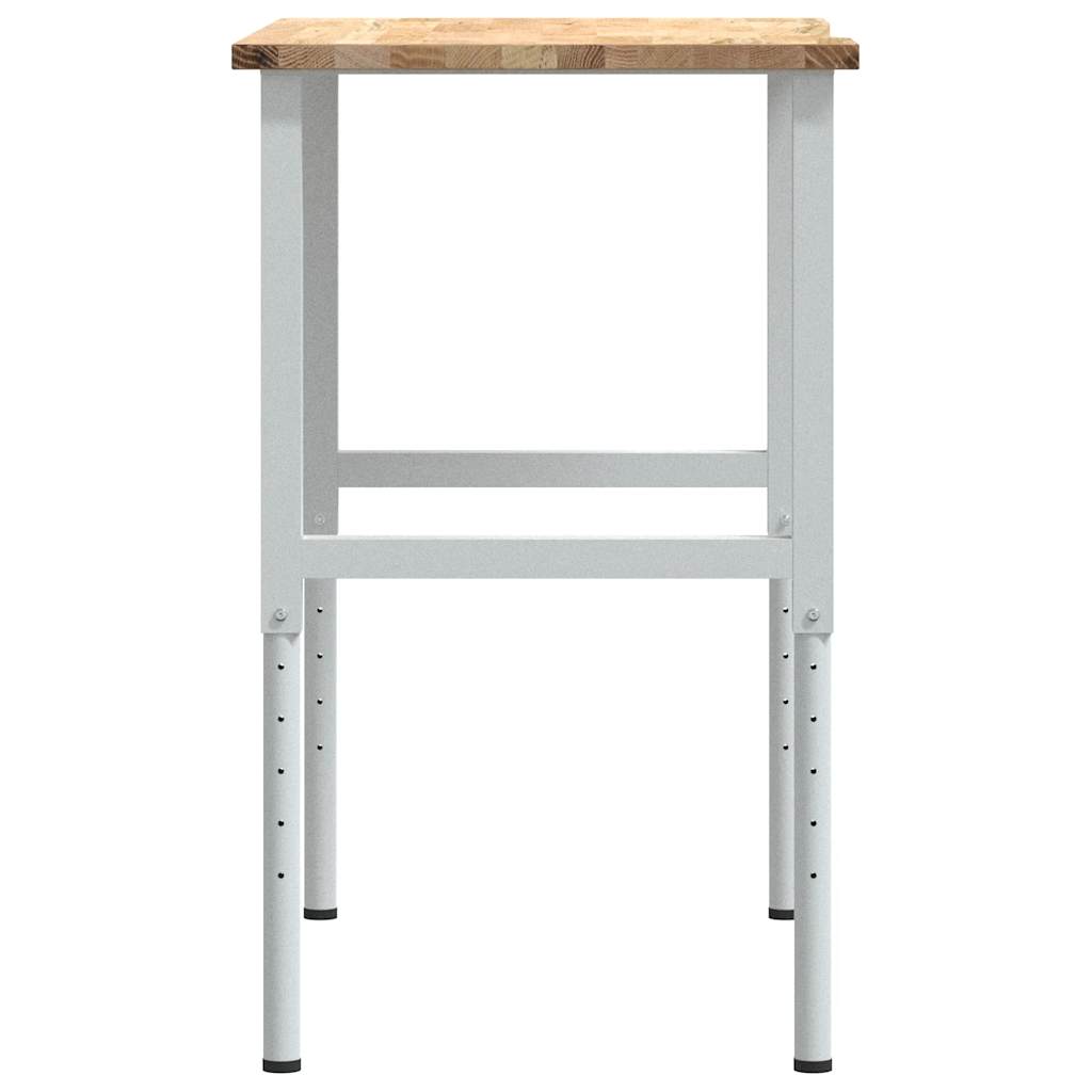 Pracovní stůl 100 x 60 x (71,5–98) cm masivní dubové dřevo