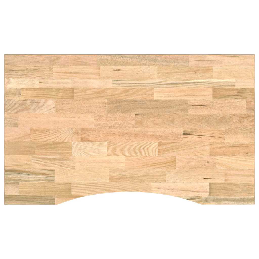 Pracovní stůl 100 x 60 x (71,5–98) cm masivní dubové dřevo