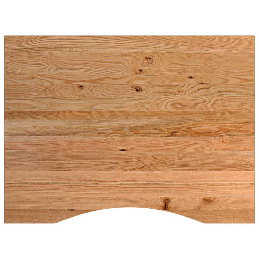 Pracovní stůl světle hnědý 80 x 60 x (71,5–98) cm masivní dub