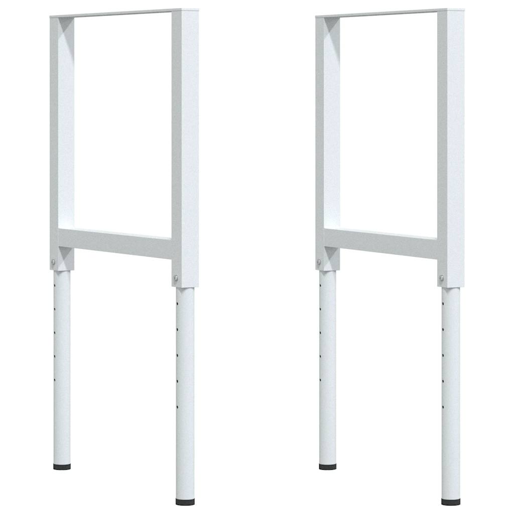 Pracovní stůl světle hnědý 100 x 60 x (71,5–98) cm masivní dub