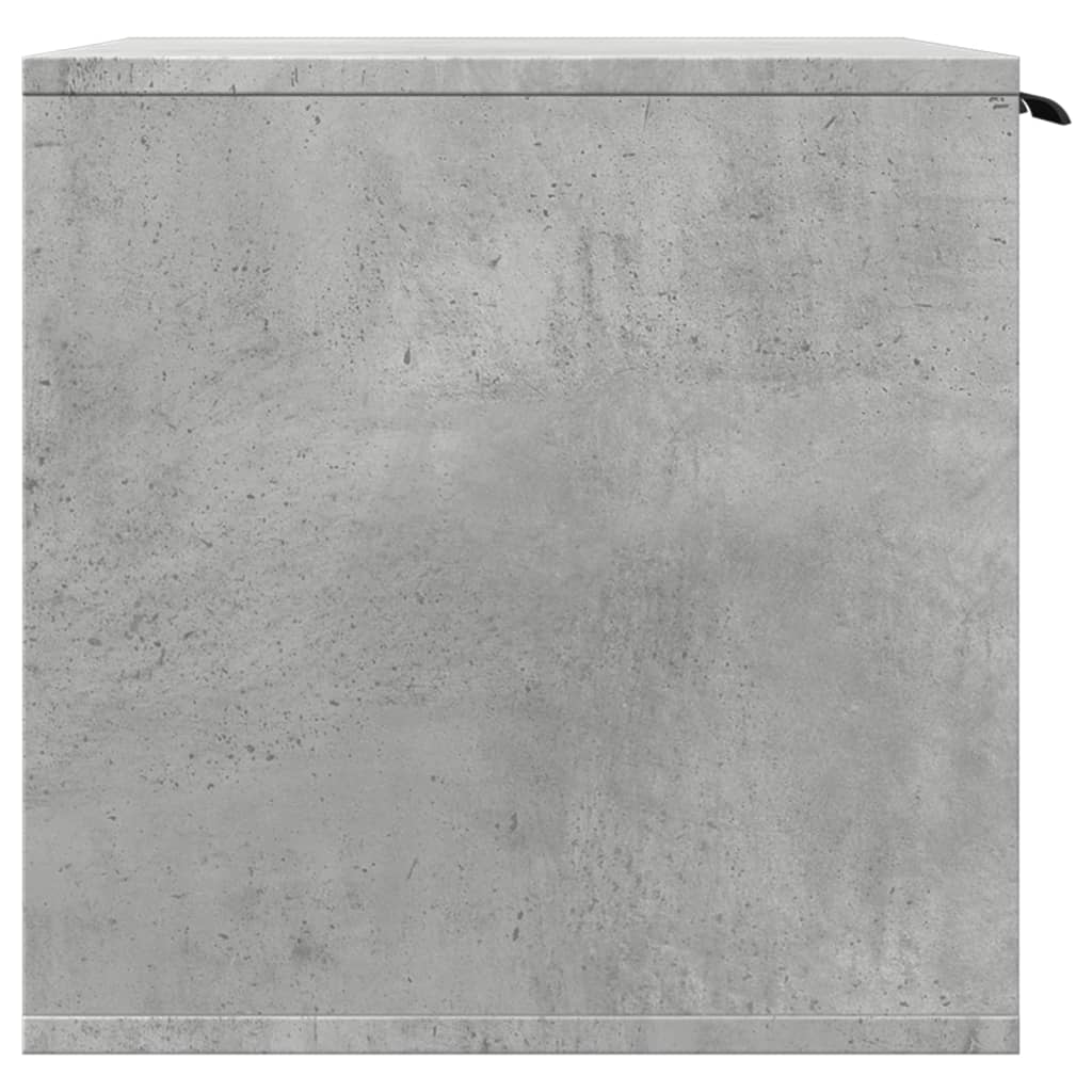 Skříňka na kočičí záchod betonově šedá 60 x 40 x 40 cm kompozit