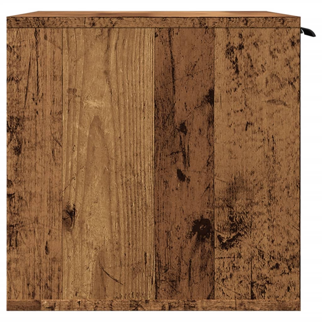 Skříňka na kočičí záchod old wood 60x40x40 cm kompozitní dřevo