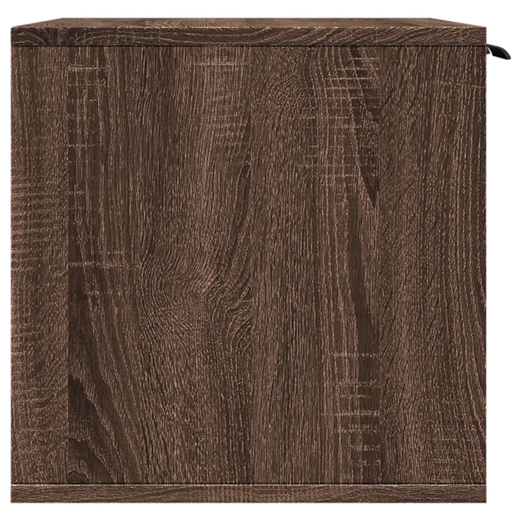 Skříňka na kočičí záchod hnědý dub 80x50x45 cm kompozitní dřevo