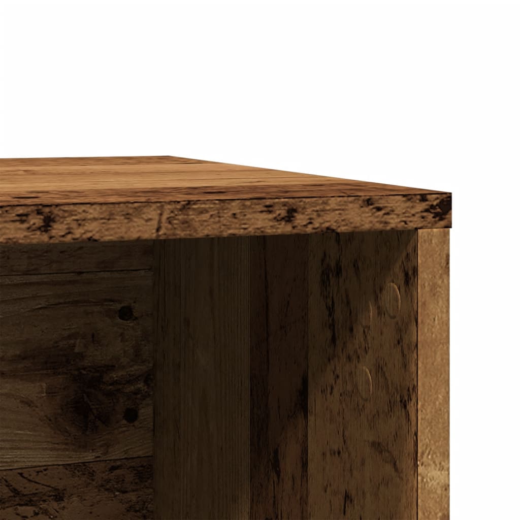 Skříňka na kočičí záchod old wood 80x50x45 cm kompozitní dřevo