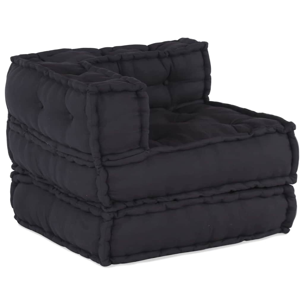 Modulární pohovka 2 pcs Antracit 70 x 70 x 56 cm textil