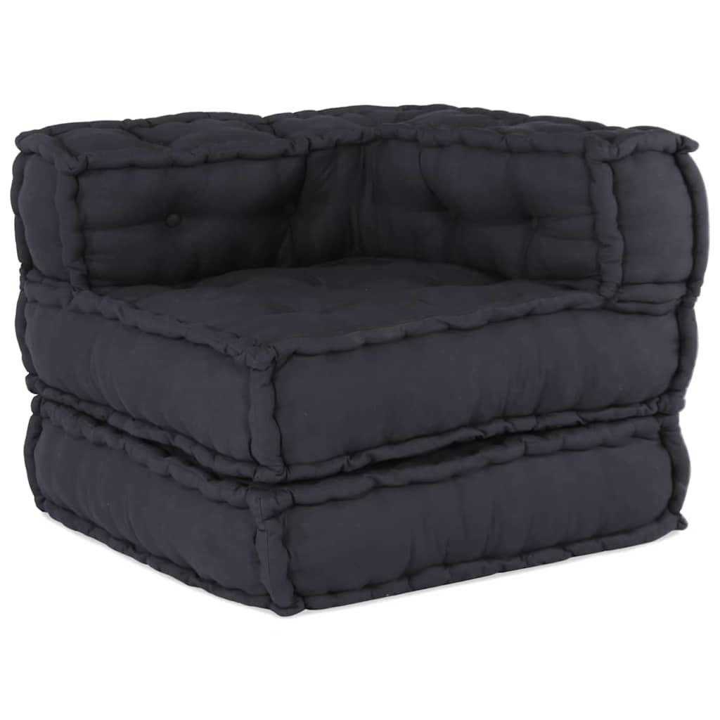 Modulární pohovka 2 pcs Antracit 70 x 70 x 56 cm textil