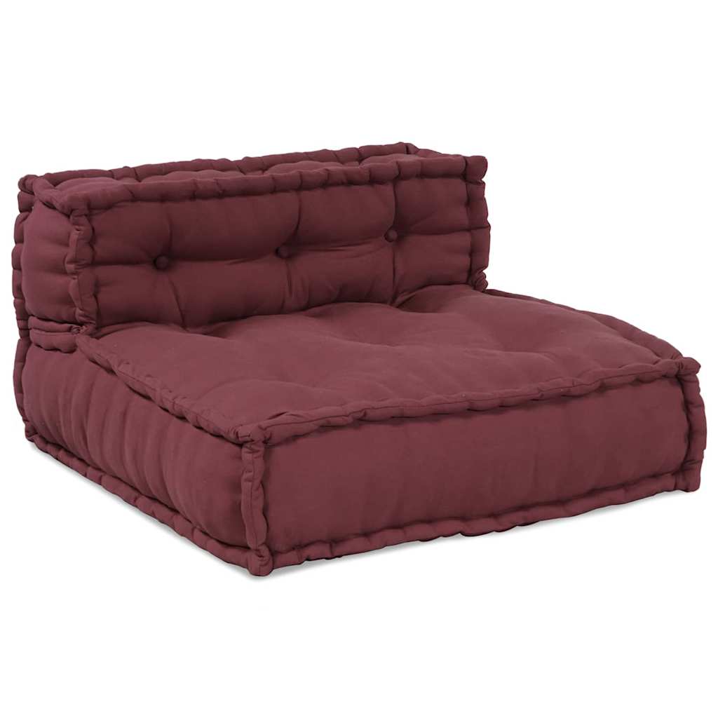 Modulární pohovka 4 pcs Bordó 70 x 70 x 56 cm textil