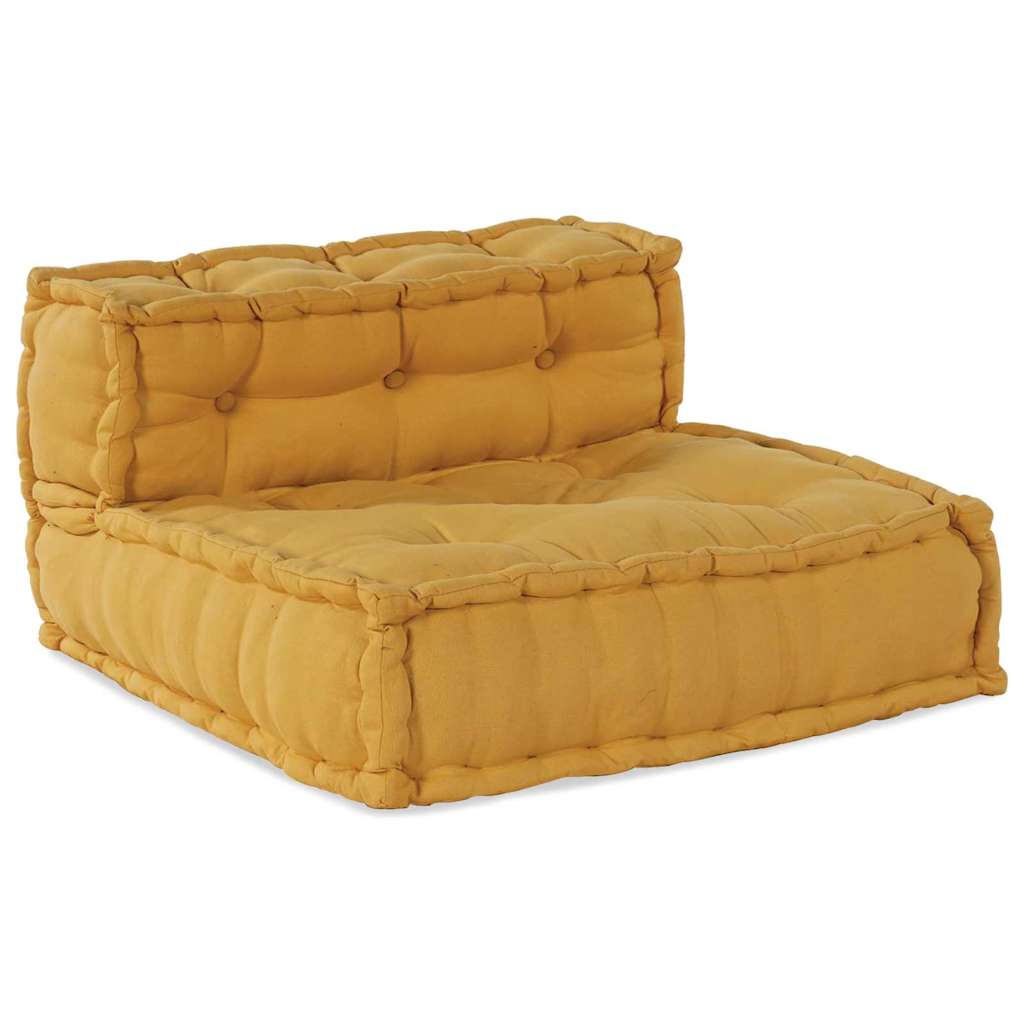 Modulární pohovka 4 pcs Žlutá 70 x 70 x 56 cm textil