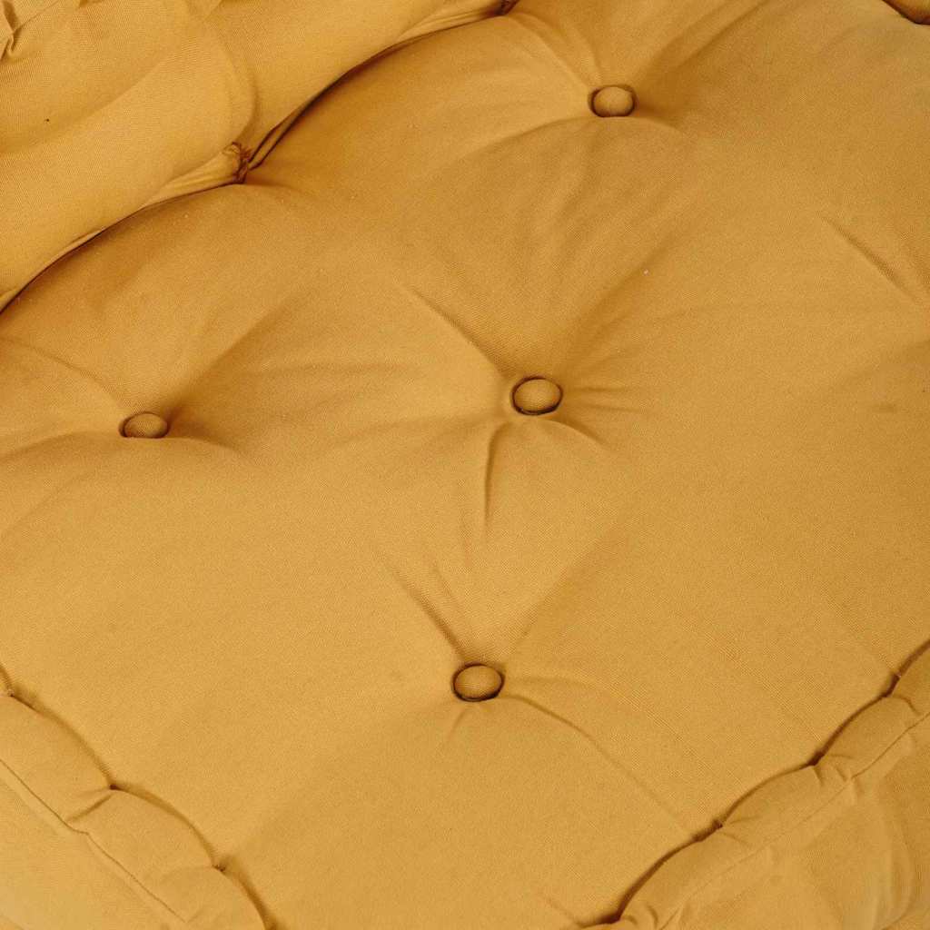 Modulární pohovka 4 pcs Žlutá 70 x 70 x 56 cm textil