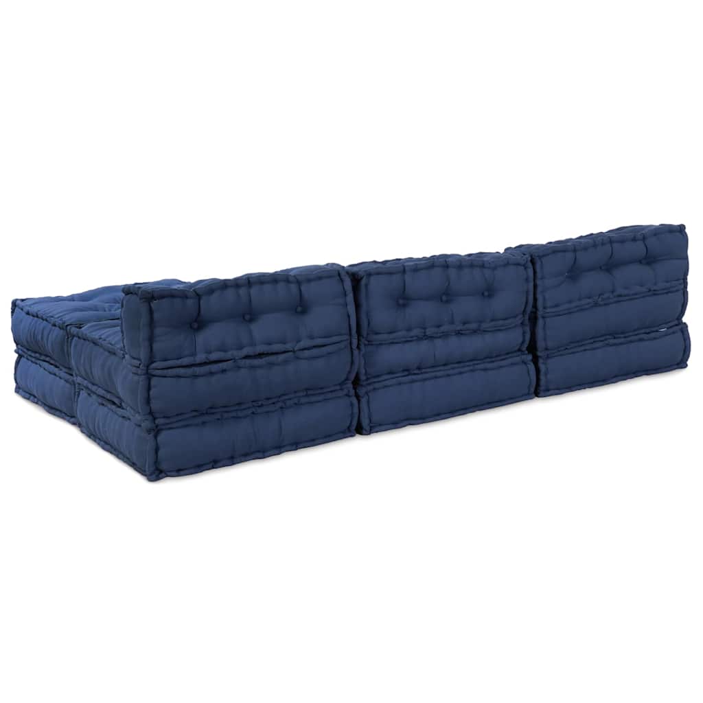 Modulární pohovka 4 pcs Indigo 70 x 70 x 56 cm textil