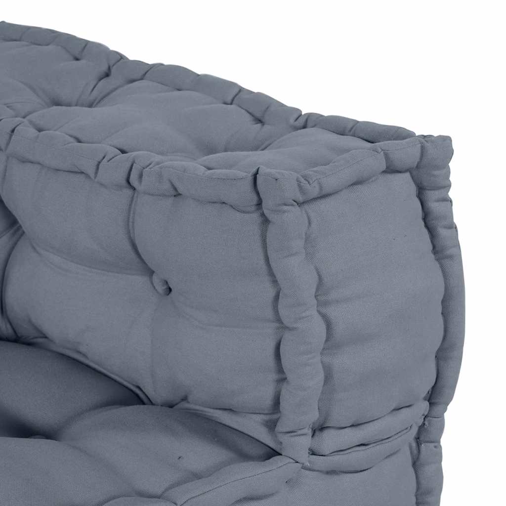 Modulární pohovka 4 pcs Šedá 70 x 70 x 56 cm textil