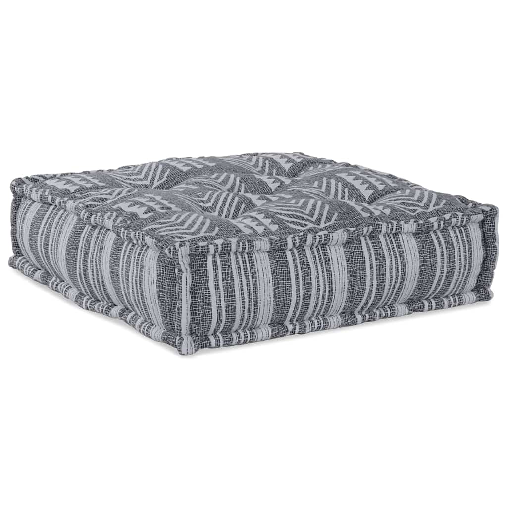 Modulární pohovka Pruhovaný 2 pcs Šedá 70 x 70 x 54 cm textil