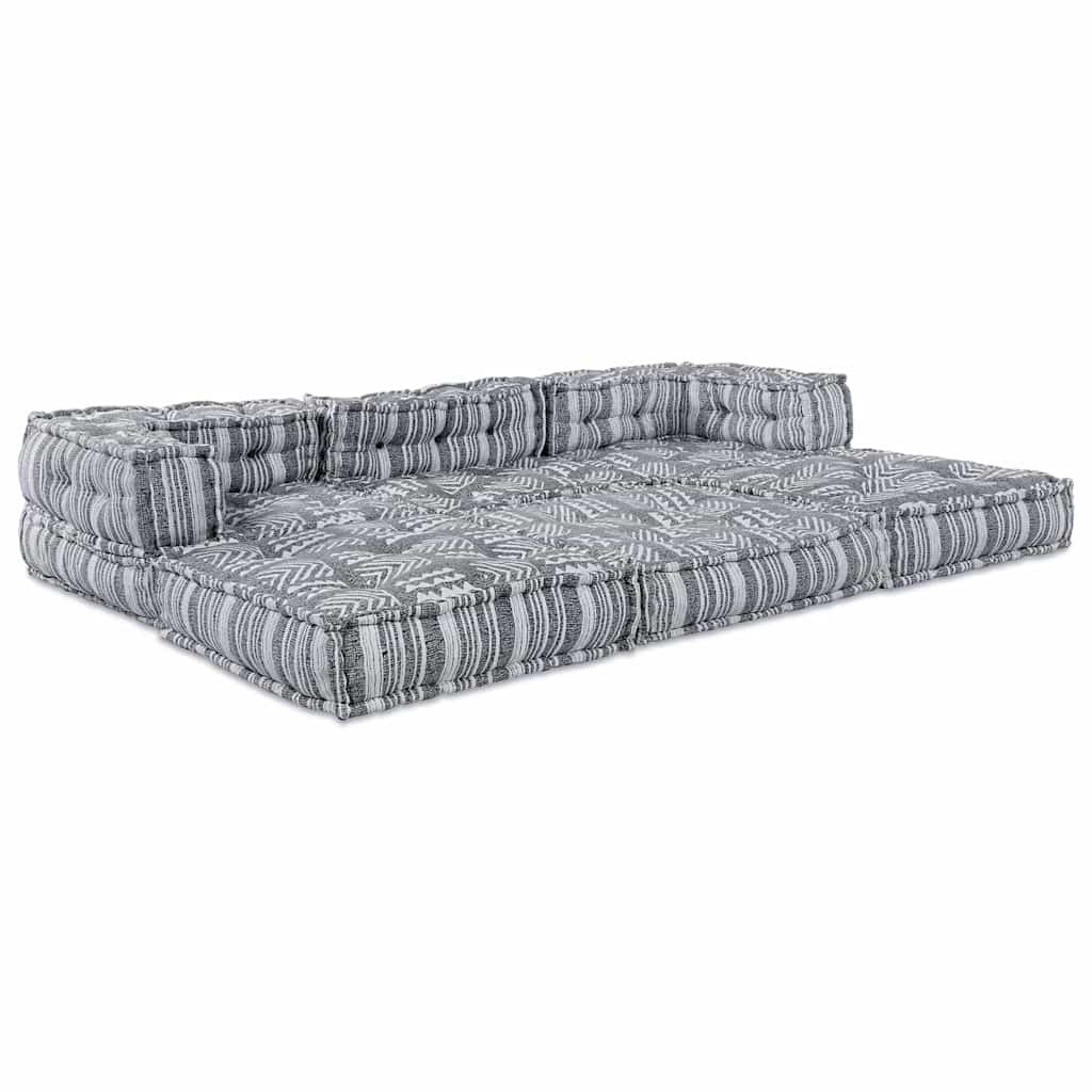 Modulární pohovka 3 pcs Světle šedá 70 x 70 x 56 cm textil
