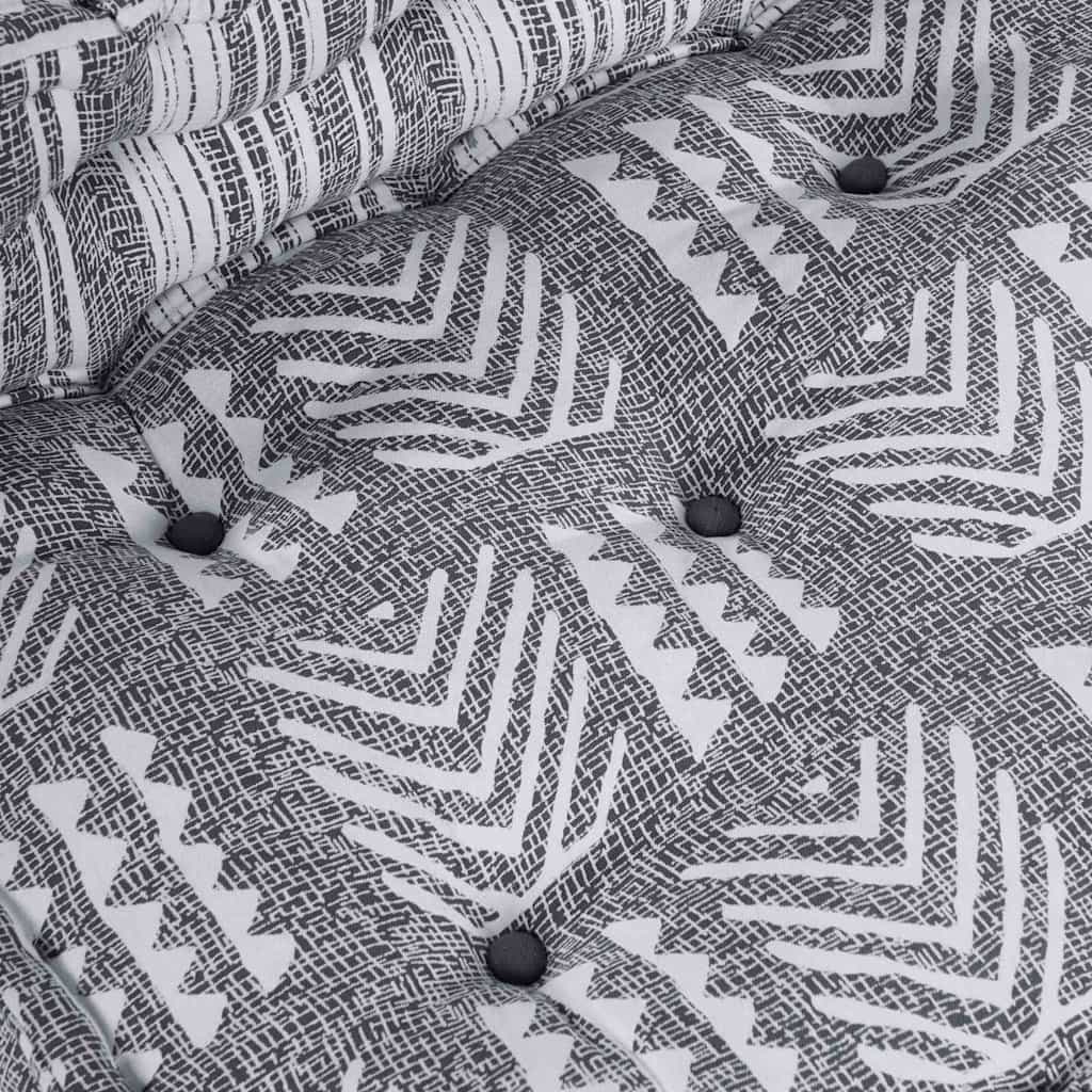 Modulární pohovka 4 pcs Světle šedá 70 x 70 x 56 cm textil