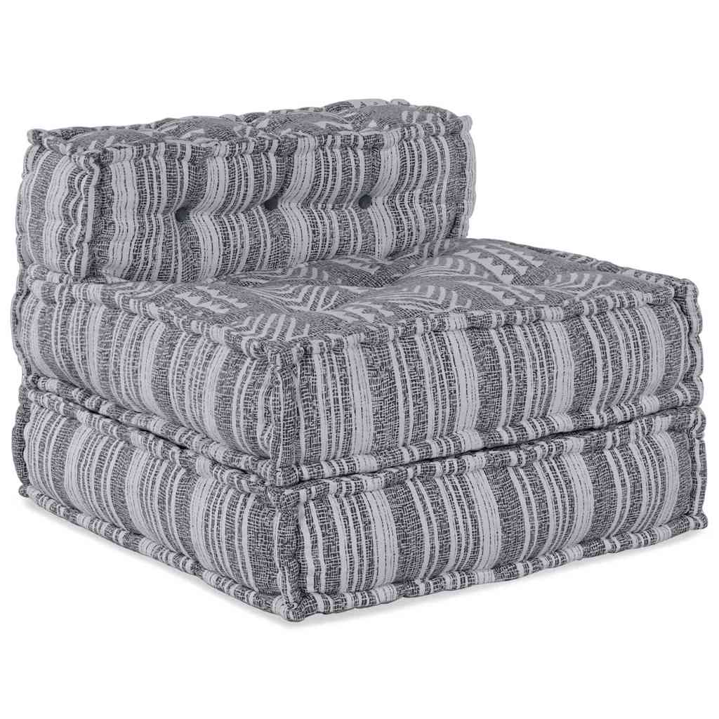 Modulární pohovka 4 pcs Světle šedá 70 x 70 x 56 cm textil