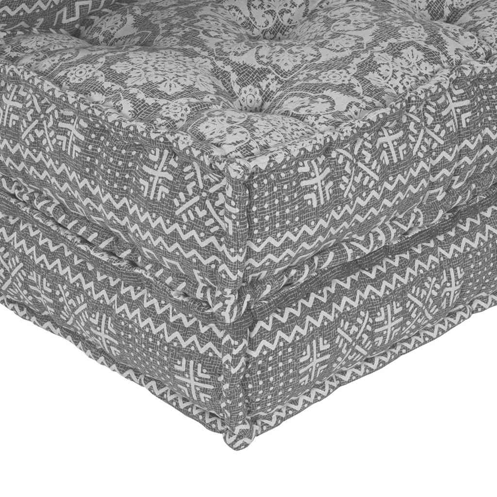 Modulární pohovka 4 pcs Světle šedá 70 x 70 x 56 cm textil