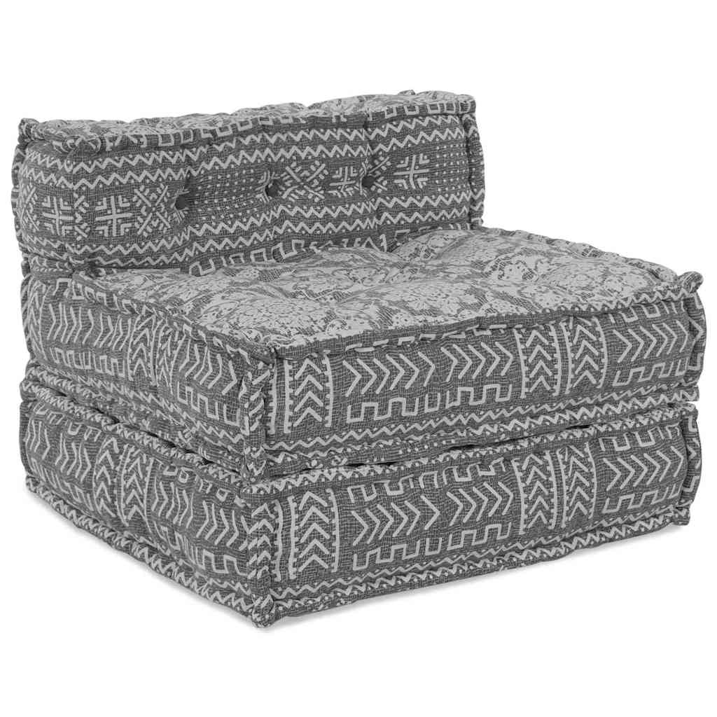 Modulární pohovka 4 pcs Světle šedá 70 x 70 x 56 cm textil