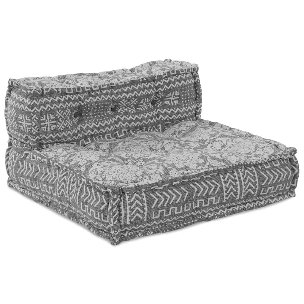 Modulární pohovka 4 pcs Světle šedá 70 x 70 x 56 cm textil