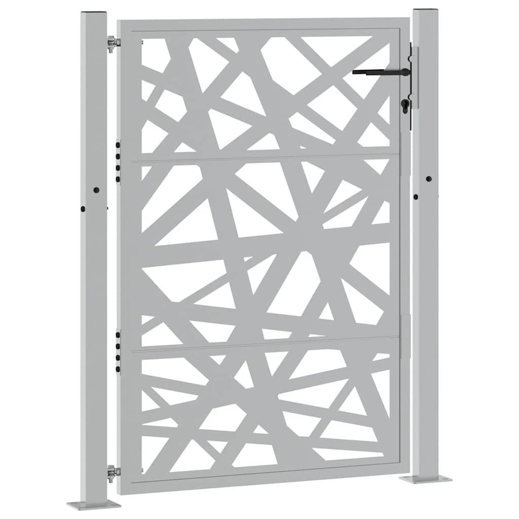 Zahradní branka 105x130 cm klimaticky odolný ocel design lehkou