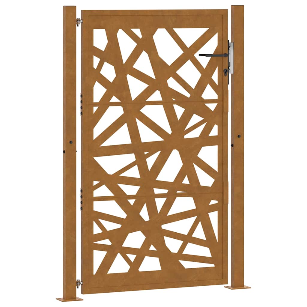 Zahradní branka 105x155 cm klimaticky odolný ocel design lehkou