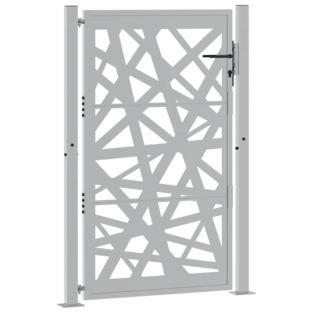 Zahradní branka 105x155 cm klimaticky odolný ocel design lehkou